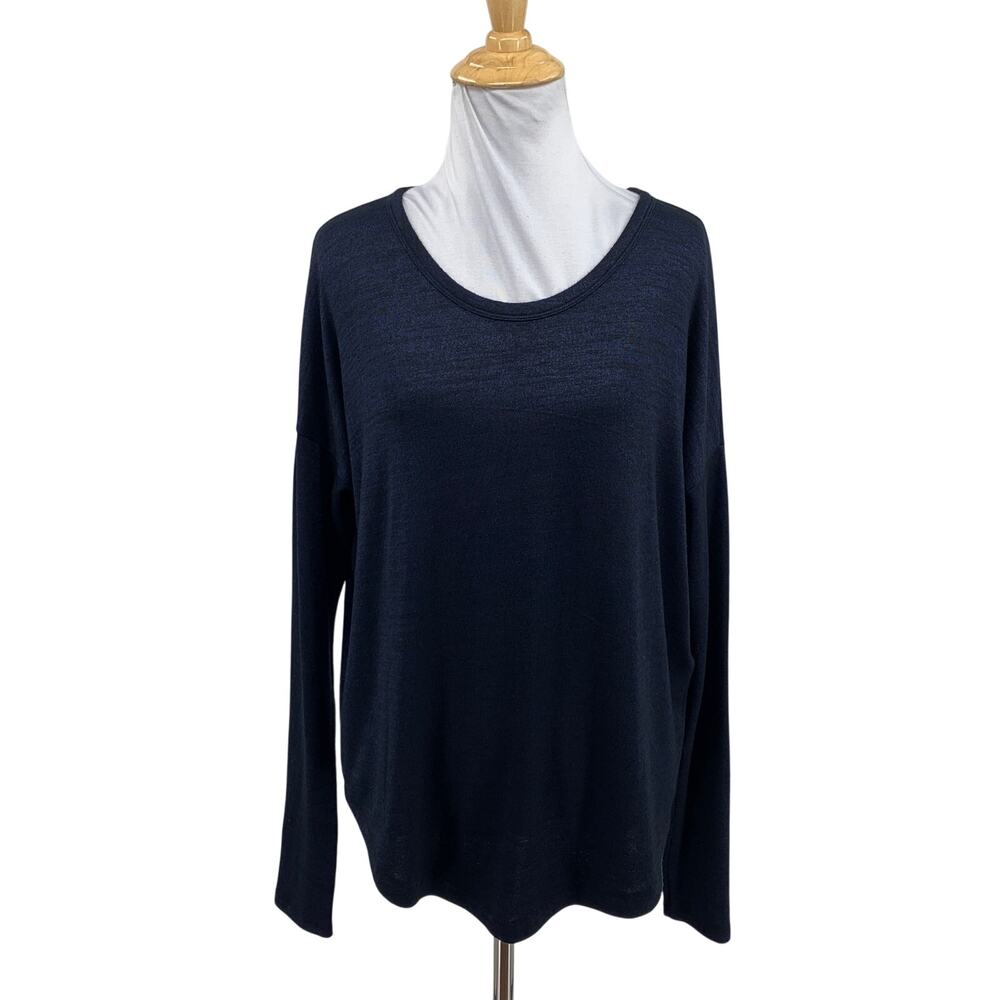 Rag & Bone Shirt Womens S Small Long Sleeve Knit Lightweight Slouchy Drape Tee
